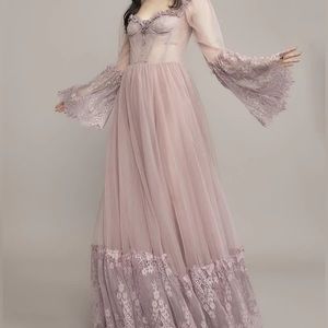 Widow Lady Dance With Death Maxi Dress